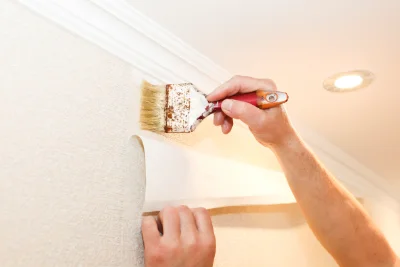 Pose de papier peint à Vignols — revêtements muraux et toiles de verre